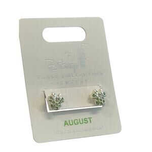 Swarovski Silver Minnie August Birthstone Earrings